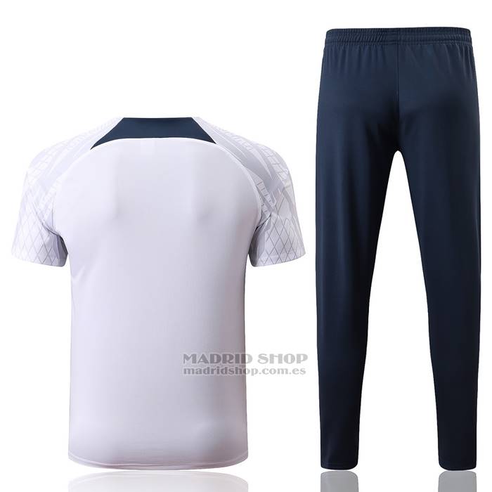 Chandal del Paris Saint-Germain Manga Corta 2022-2023 Blanco